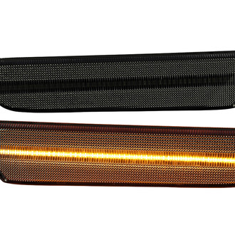 Spec-D® - Driver Side Chrome Smoke Factory Style LED Side Marker Lights
