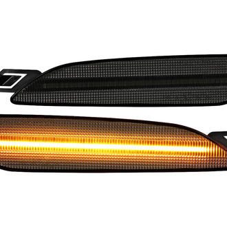 Spec-D® - Driver Side Chrome Smoke Factory Style LED Side Marker Lights
