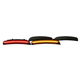 Spec-D® - Laser Style Black Smoke LED Side Marker Lights