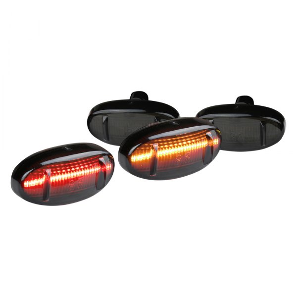 Spec-D® - Rear Black/Smoke LED Side Marker Lights