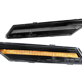 Spec-D® - Driver Side Chrome Factory Style LED Side Marker Lights
