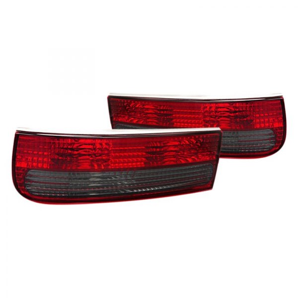 Spec-D® - Chrome Red/Smoke Tail Lights, Nissan 300ZX