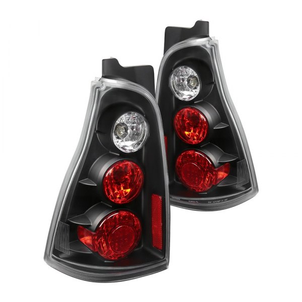 Spec-D® - Black/Red Euro Tail Lights, Toyota 4Runner