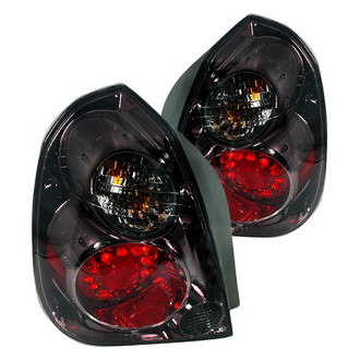Spec-D® - Driver and Passenger Side Black Red/Smoke LED Tail Lights