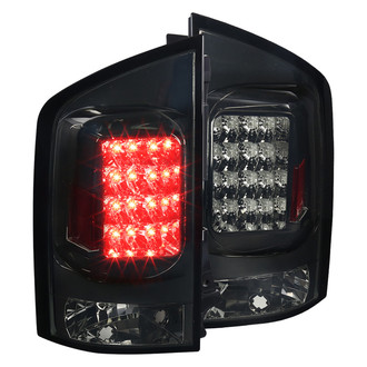 Spec-D® - Driver and Passenger Side Chrome Red/Smoke LED Tail Lights