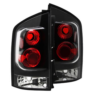 Spec-D® - Driver and Passenger Side Black/Red Euro Tail Lights