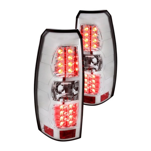 Spec-D® - Chrome LED Tail Lights, Chevy Avalanche