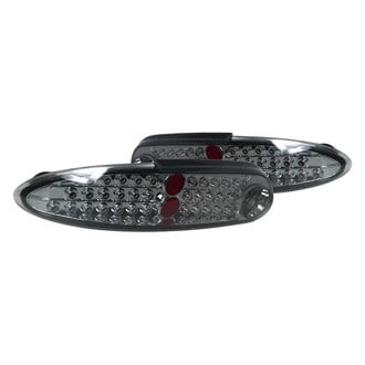 Spec-D® - Driver and Passenger Side Chrome/Smoke LED Tail Lights