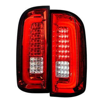 Spec-D® - Driver and Passenger Side Chrome Sequential Fiber Optic LED Tail Lights