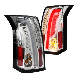 Upgrade Your Auto Premium FX Chrome Tail Light Bezels for 2008-2013 Cadillac CTS Sedan 