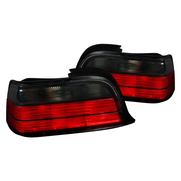 Spec-D® - Chrome Red/Smoke Factory Style Tail Lights, BMW 3-Series