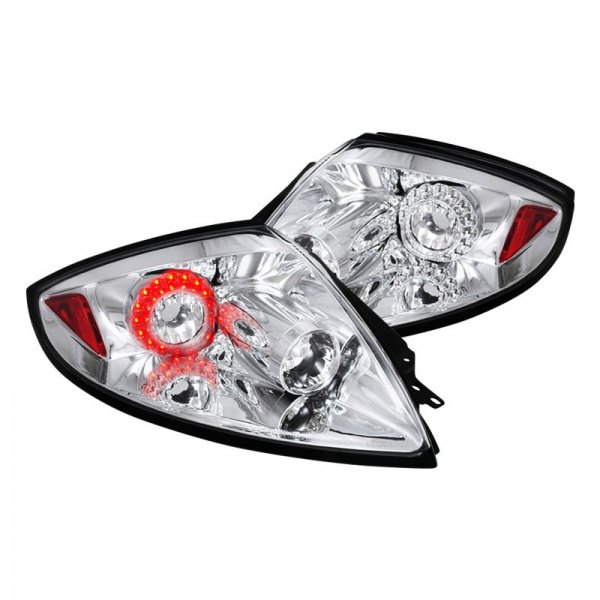 Spec-D® - Chrome LED Tail Lights, Mitsubishi Eclipse