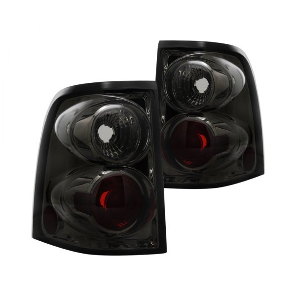 Spec-D® - Black Red/Smoke Euro Tail Lights, Ford Explorer