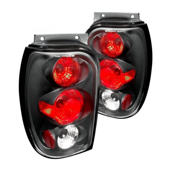 Spec-D® - Black/Red Euro Tail Lights, Ford Explorer