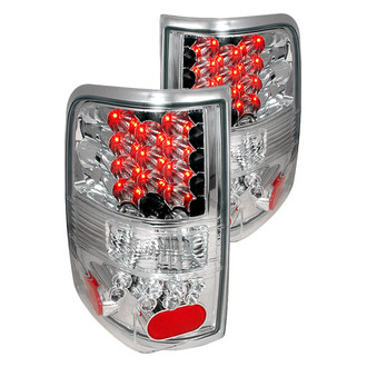 Spec-D® - Driver and Passenger Side Chrome LED Tail Lights