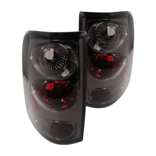 Spec-D® - Chrome Red/Smoke Euro Tail Lights, Ford F-150