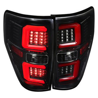 Spec-D® - Driver and Passenger Side Gloss Black LED Tail Lights