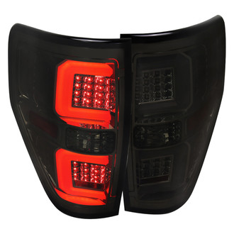 Spec-D® - Driver and Passenger Side Chrome/Smoke LED Tail Lights