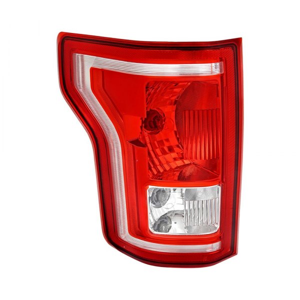 Spec-D® - Driver Side Chrome/Red Factory Style Tail Light