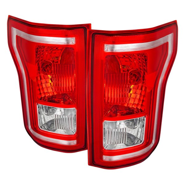 Spec-D® - Chrome/Red Factory Style Tail Lights