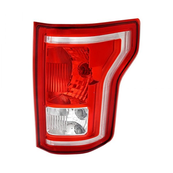 Spec-D® - Passenger Side Chrome/Red Factory Style Tail Light