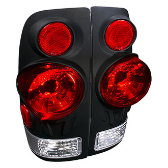 Spec-D® - Driver and Passenger Side Black/Red Euro Tail Lights