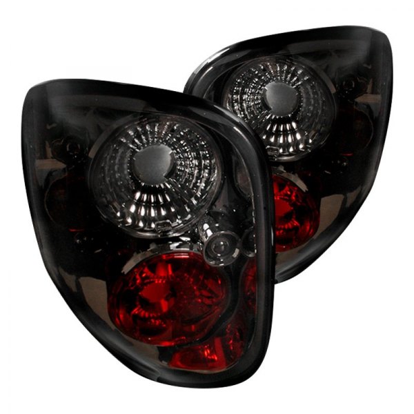 Spec-D® - Black Red/Smoke Euro Tail Lights, Ford F-150