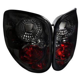 Spec-D® - Driver and Passenger Side Black Red/Smoke Euro Tail Lights