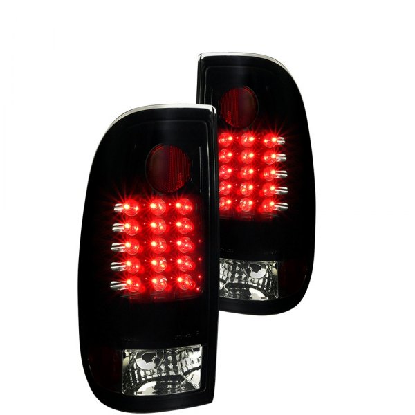 Spec-D® - Gloss Black/Smoke LED Tail Lights