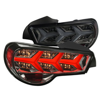 Spec-D® - Driver and Passenger Side Chrome/Smoke Sequential Fiber Optic LED Tail Lights