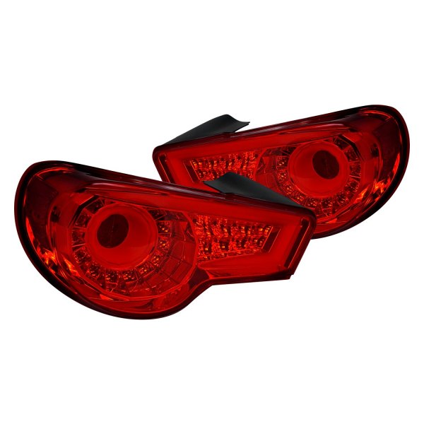 Spec-D® - Black/Red Sequential Fiber Optic LED Tail Lights