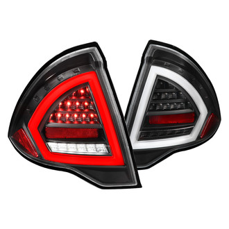 Spec-D® - Driver and Passenger Side Chrome Fiber Optic LED Tail Lights