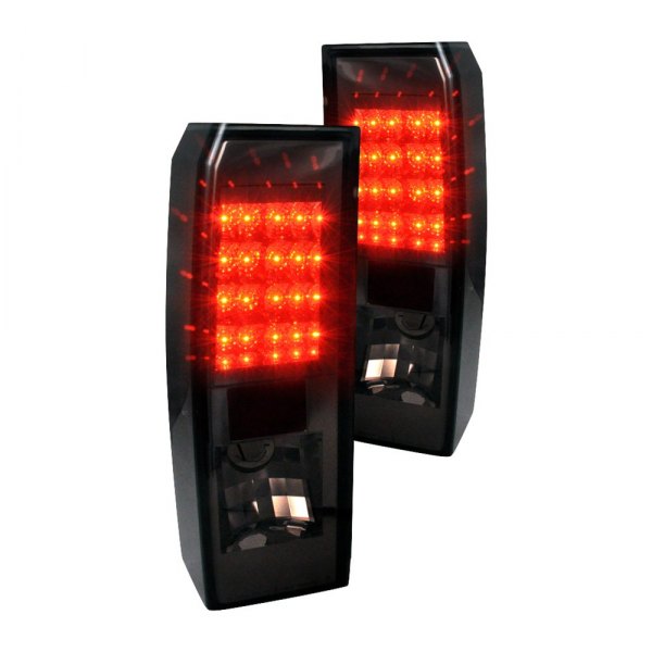 Spec-D® - Chrome/Smoke LED Tail Lights, Hummer H3
