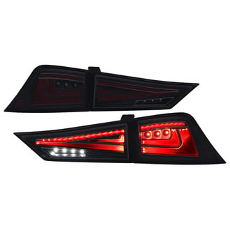 Spec-D® - Driver and Passenger Side Black Sequential Fiber Optic LED Tail Lights