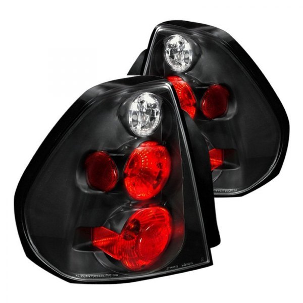 Spec-D® - Black/Red Euro Tail Lights, Chevy Malibu