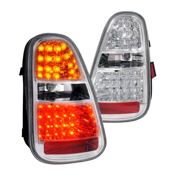 Spec-D® - Chrome LED Tail Lights, Mini Cooper