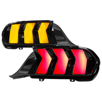 Spec-D® - Driver and Passenger Side Black/Smoke LED Tail Lights