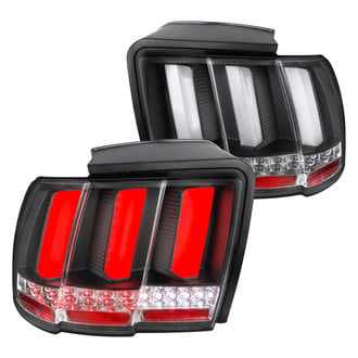 Spec-D® - Driver and Passenger Side Black Sequential Fiber Optic LED Tail Lights
