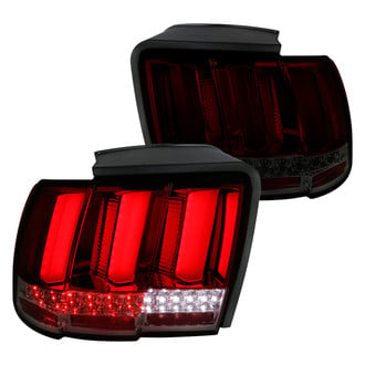Spec-D® - Driver and Passenger Side Chrome/Smoke Sequential Fiber Optic LED Tail Lights