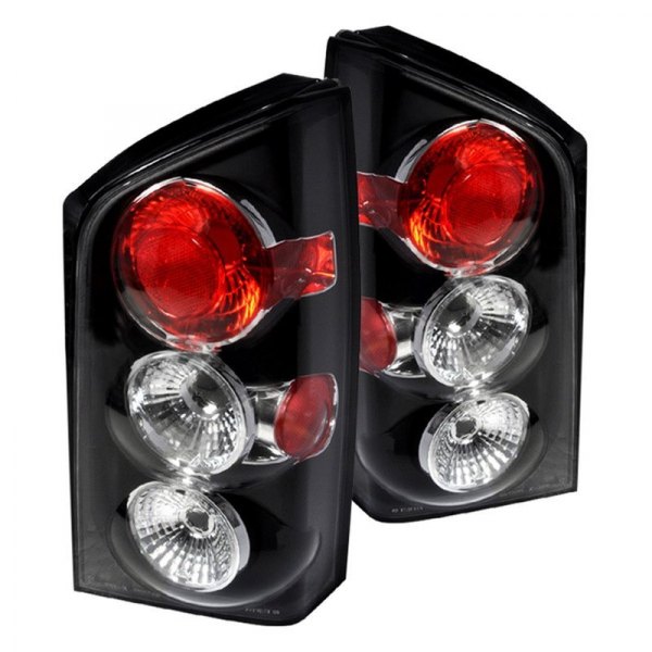 Spec-D® - Black/Red Euro Tail Lights, Nissan Pathfinder
