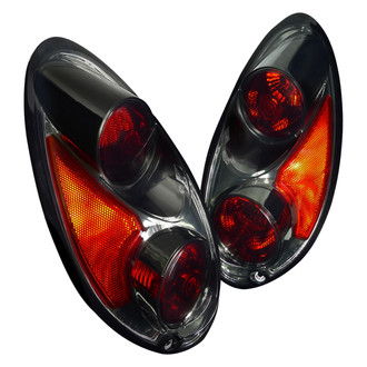 Spec-D® - Driver and Passenger Side Black Red/Smoke Euro Tail Lights