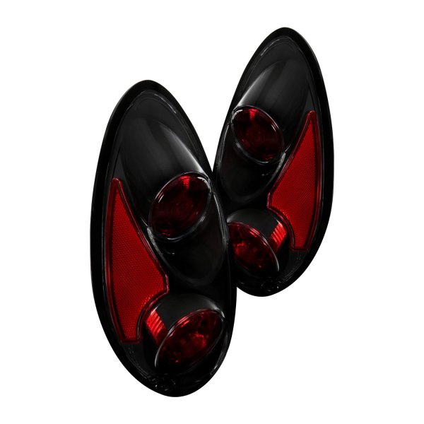 Spec-D® - Black/Red Euro Tail Lights, Chrysler PT Cruiser