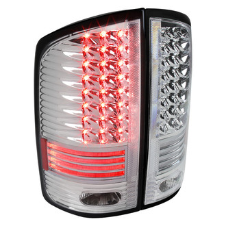 Spec-D® - Driver and Passenger Side Chrome Fiber Optic LED Tail Lights