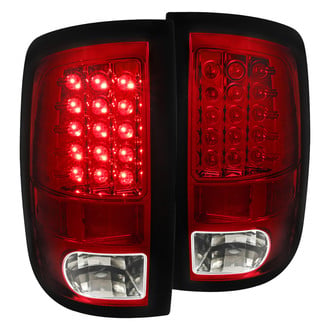 Spec-D® - Driver and Passenger Side Chrome/Red LED Tail Lights