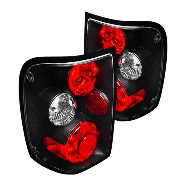 Spec-D® - Black/Red Euro Tail Lights, Ford Ranger