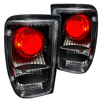 Spec-D® - Driver and Passenger Side Black/Red Euro Tail Lights