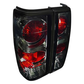 Spec-D® - Driver and Passenger Side Black Red/Smoke Euro Tail Lights