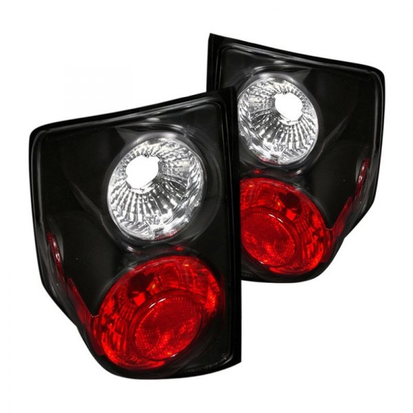 Spec-D® - Black/Red Euro Tail Lights, GMC Sonoma