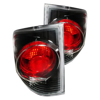 Spec-D® - Driver and Passenger Side Black/Red Euro Tail Lights