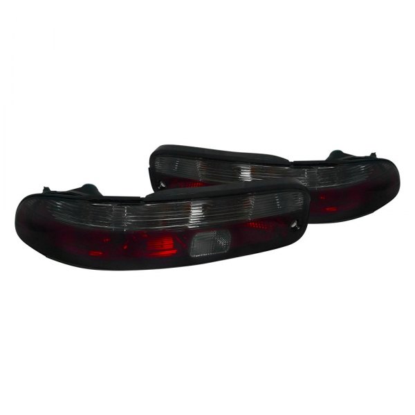 Spec-D® - Chrome Red/Smoke Factory Style Tail Lights